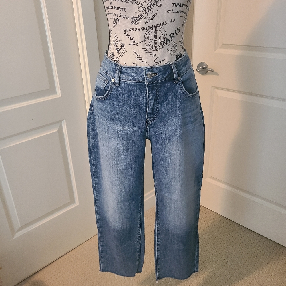 Jeans Women Denver Hayes Curvy Straight Crop Size 10
